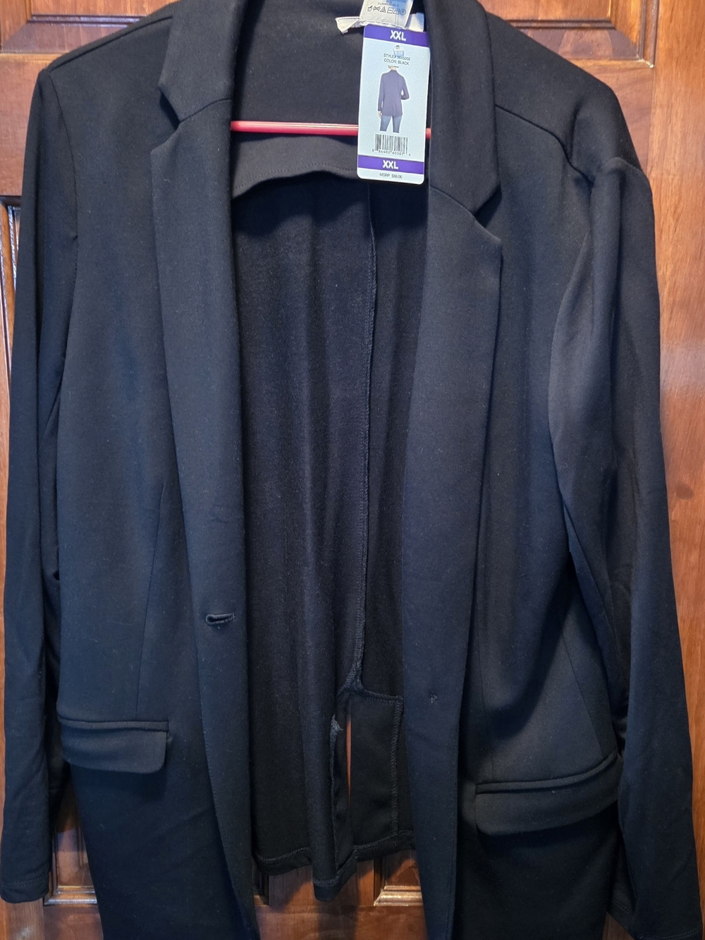 Philosophy Black Open-Front Blazer Jacket